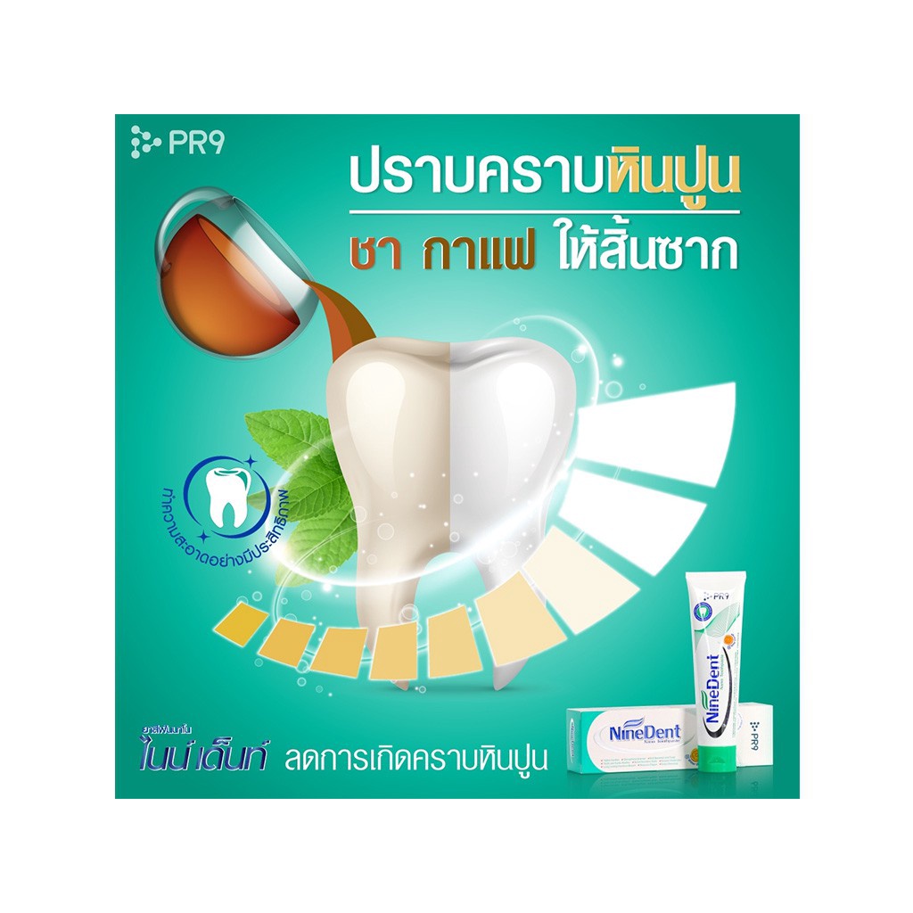 ยาสีฟันนาโนไนน์ เด็นท์ Nano Toothpaste Nine Dent - shoppr9 - ThaiPick