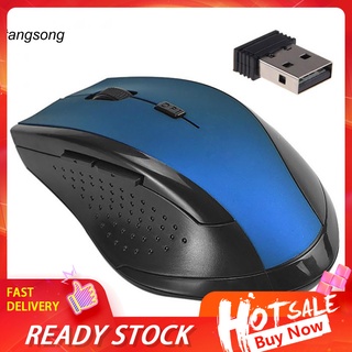 Tang_ เมาส์ออปติคอลเล่นเกมไร้สาย 6 คีย์ 3200DPI 2.4GHz สําหรับคอมพิวเตอร์ แล็ปท็อป