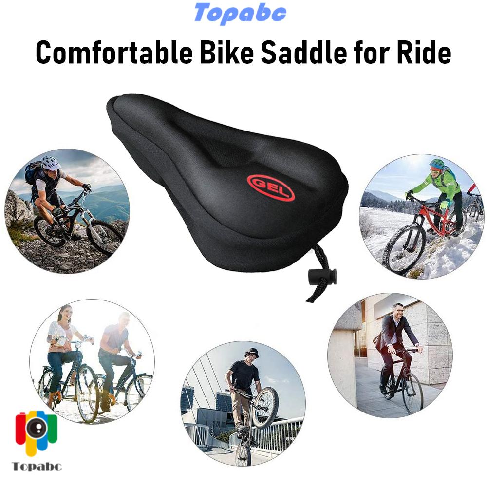 ♈【Send Tools】Mountain Bike Cushion Bicycle Saddle Cushion Thickened