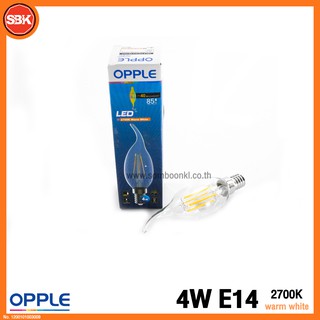 OPPLE หลอดไฟ หลอดจำปา LED Filament F35