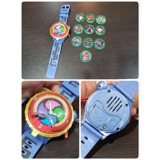 โยไควอช DX Yokai watch Zeroshiki [Bandai แท้]มือสองสภาพดี ✅️แถมเหรียญ10 เหรียญ ✅️แถมถ่านพร้อมเล่นได้เลย พิจารณาภาพและVDO