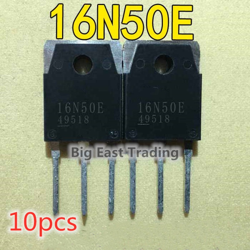 10 ชิ้น FMH16N50E 16N50E TO-3P 500V 16A ทรานซิสเตอร์เชื่อม,รับประกันคุณภาพ
