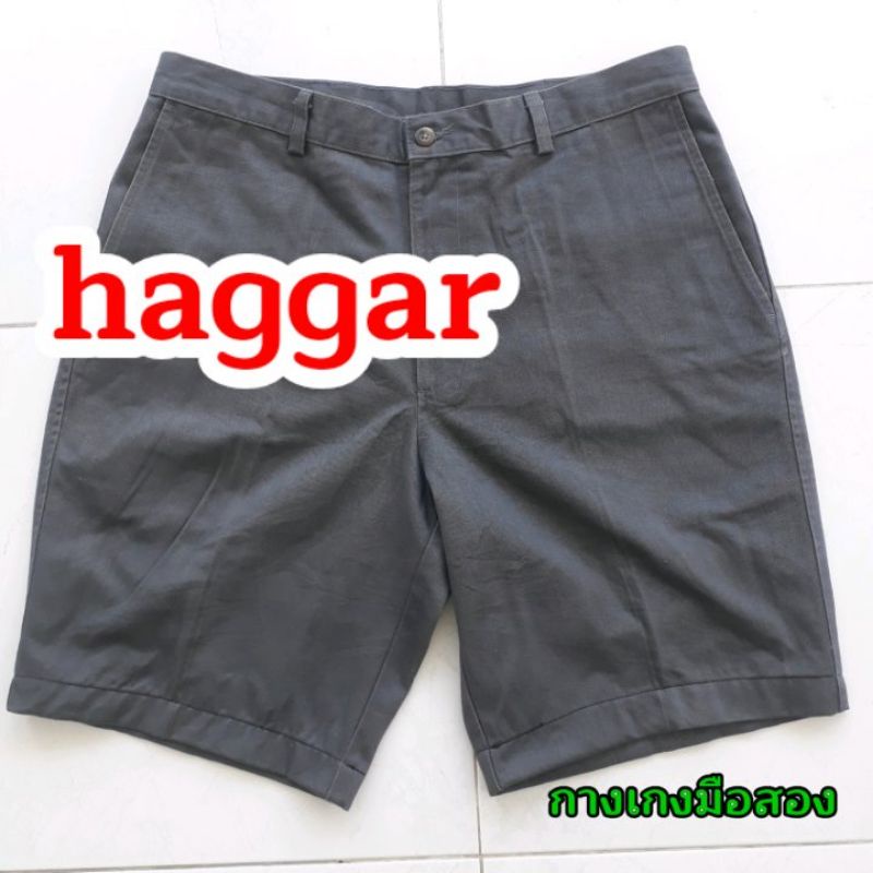 กางเกงขาสั้นมือสองตัดขา  haggar  !!