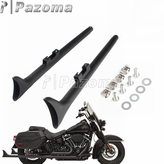 PA รถจักรยานยนต์33 "Fishtail V6 Silencer สำหรับ Harley Touring Road King Road Glid Ultra Classic 1995