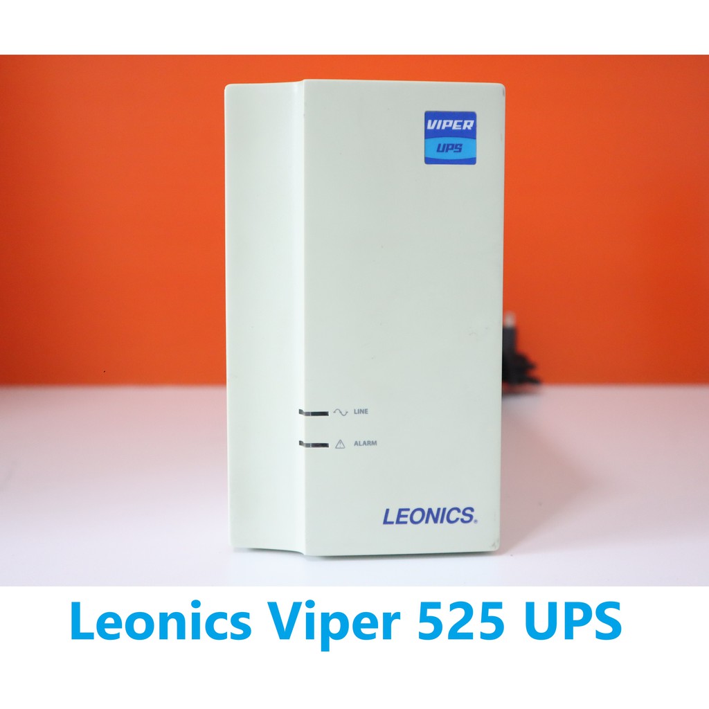 Leonics Viper 525 UPS  525VA/315W มีแบตพร้อมใช้ อุปกรณ์สำรองจ่ายไฟ มือสอง