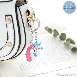 [พร้อมส่ง] พวงกุญแจยูนิคอร์น สุดน่ารัก  พวกกุญแจโพนี่ หลากสี Unicorn / Pony Key chain