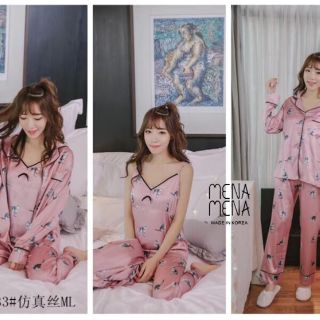 เซทชุดนอน 3 ชิ้น น่ารัก สั่งด่วนๆ จำนวนจำกัด