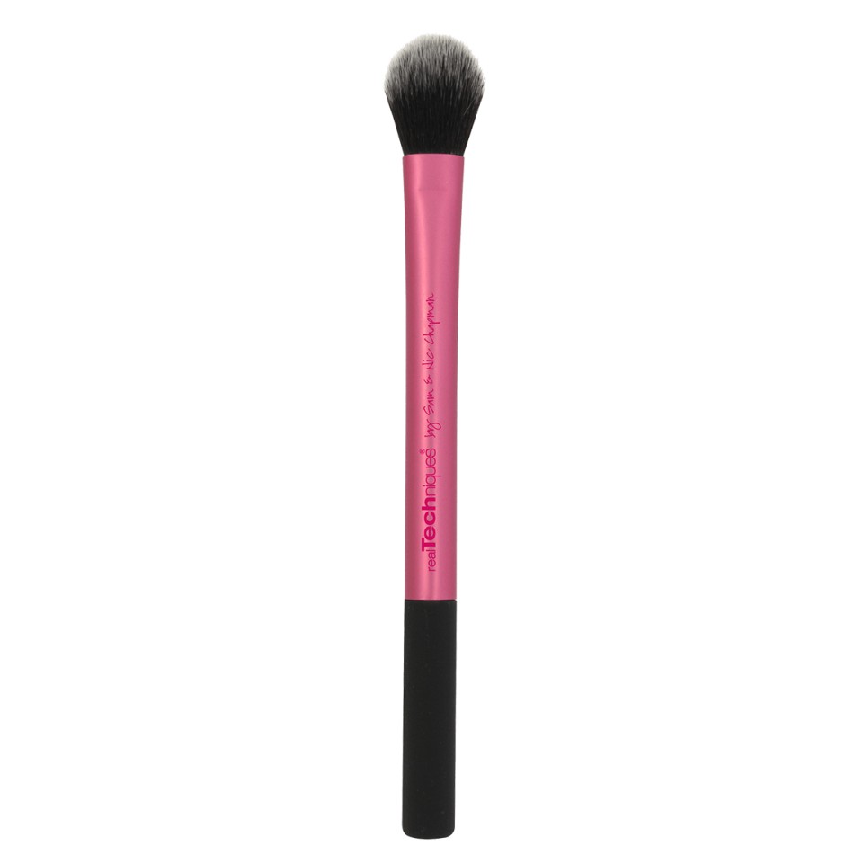 REAL TECHNIQUES :: Setting Brush แปรงขนสังเคราะ หัวแบนกลม สำหรับไฮไลท์เฉดสี โดนเด่น