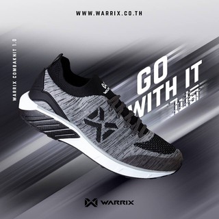 รองเท้า Warrix Combaknit 1.0 สีเทา