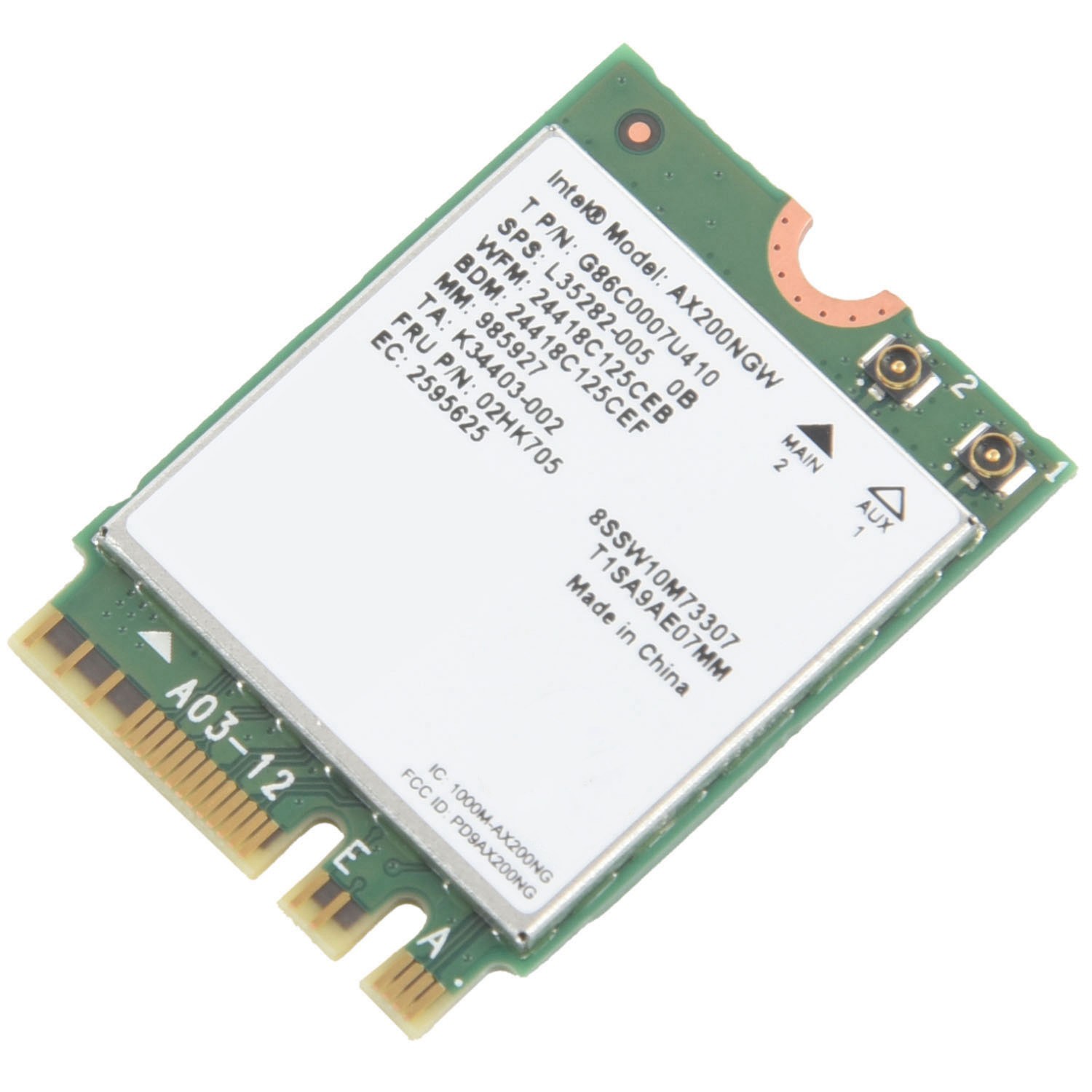 Dual Band Wireless Ax200ngw 2 4gbps 802 11ax Wireless Intel Ax200 Wifi Card Bluetooth 5 0 For