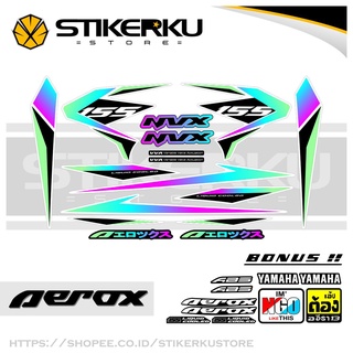 สติกเกอร์ AEROX 155 MALAYSIA VVA 2016-2019 AEROX 155 JAPAN VVA สติกเกอร์ AEROX 155 VVA JAPAN สติกเกอร์ AEROX 155 VVA พร้อมส่ง