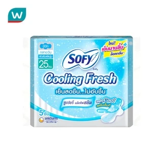 Sofy โซฟี คูลลิ่ง เฟรซ ซูเปอร์แอ็กทิฟสลิม มีปีก 25 ซม.5 ชิ้น