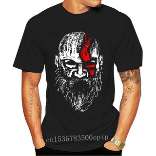 เสื้อยืดลําลอง แขนสั้น พิมพ์ลาย Kratos God Of War Geek สีดํา แฟชั่นสําหรับผู้ชาย และผู้หญิง ส่งฟรี