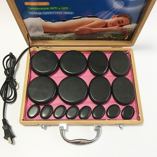 หินสปา🔥ชุดหินร้อนสปา SPA หินนวด🔥หินร้อนสปา หินร้อน ขนาดใหญ่ …