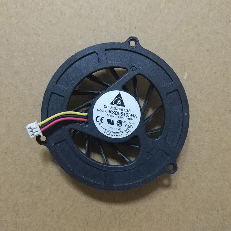 พัดลมสําหรับ HP G50 G70 G60 Compaq CQ50 CQ60 CQ70 489154-001 489126-001 KSB05105HA 8C31 DC5V 0.35A พ