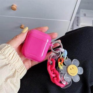 เคสหูฟังลายดอกกุหลาบสีแดงสําหรับ  Airpods Pro 3