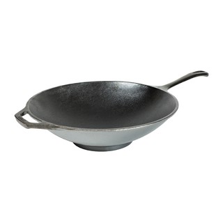 Lodge Cast Iron Chef Collection Stir Fry Skillet กระทะก้นลึก 12 Inch. (30.4 cm), 3.75 quart. LC12SF