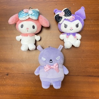 ตุ๊กตาพวงกุญแจ Kuji 2020 Kuromi &amp; My Melody &amp; Baku (งานลิขสิทธิ์)