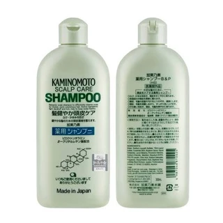 Kaminomoto Shampoo แชมพูทำความสะอาดเส้นผมและหนังศีรษะ แก้รังแค หยุดผมร่วงเห็นผล Medicated Shampoo B&P 300ml.