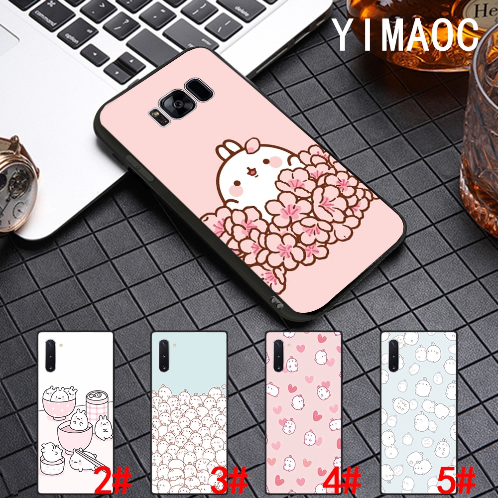 Samsung S6 S7 Edge S8 S9 S10 Plus 62A เคสนิ่มลายการ์ตูนน่ารัก