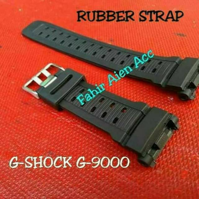 CASIO G-SHOCK G-9000 G9000 G9000 G 9000 WATCH STRAP RUBBER STRAP สีดํา