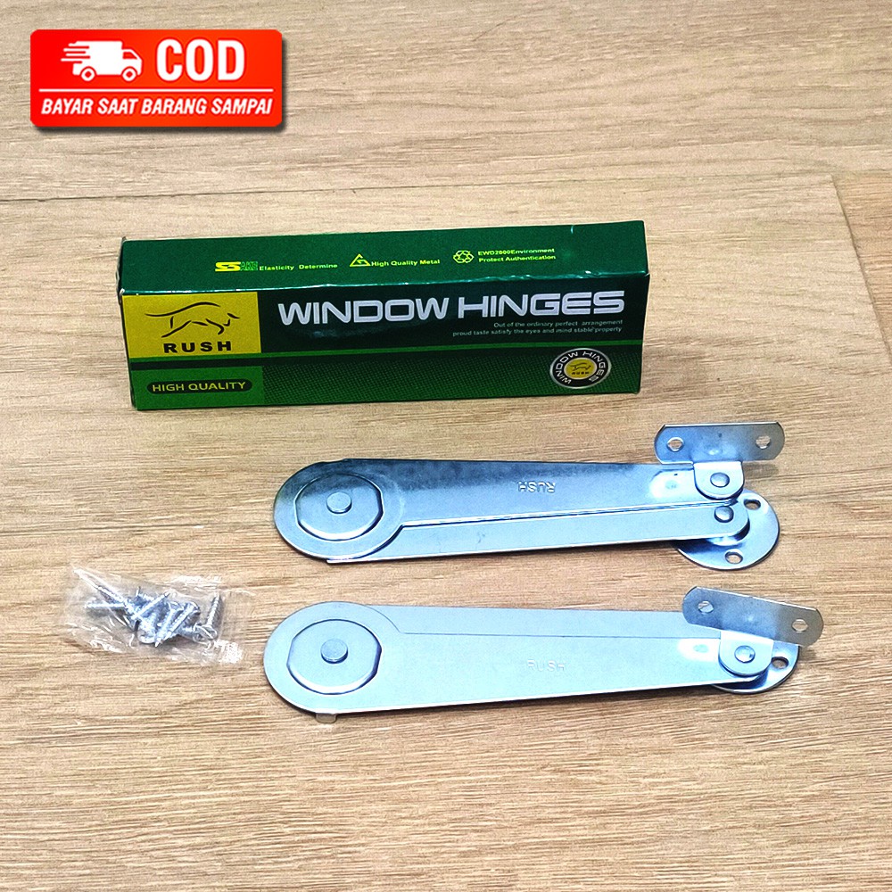 RUSH WIND RIGHTS / SALON HINGES 9° RUSH / 9 นิ้ว FOLDING HINGE RUSH