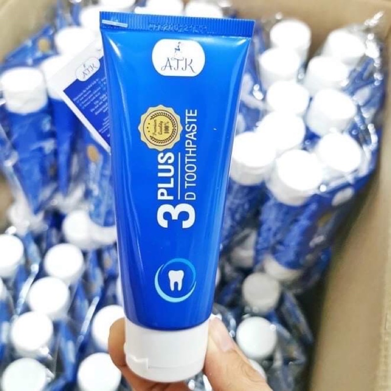 ยาสีฟัน 3dplus ขนาด50กรัม สูตรเจลนาโน