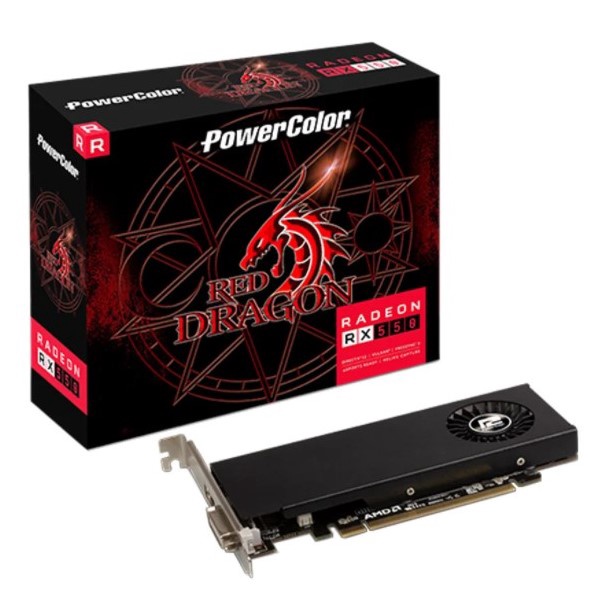 AMD Radeon RX550/2G, with extra Low profile และไม่  Low profile 1Year Warranty