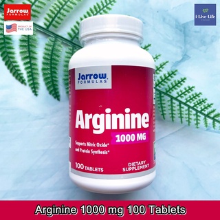 แอล-อาร์จีนีน Arginine 1000 mg 100 Tablets - Jarrow Formulas #แอลอาร์จีนิน