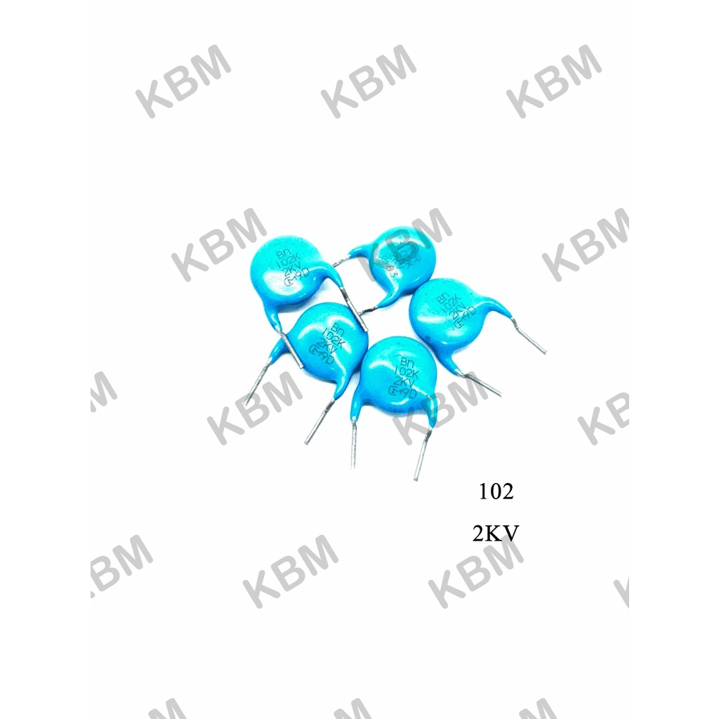 Capacitor (คาปาซิเตอร์) C102/2KVBN C102/2KVRR C102/2KV C102/15KV C102/250V C102/630V C102/1250V C102