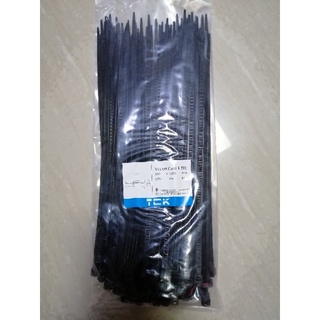 เคเบิ้ลไทร์ 10 นิ้ว (4.0*250mm) 5ถุง​ สี​ขาวสี​ดำ​ สายรัดพลาสติก cabletie ถุงละ100เส้น