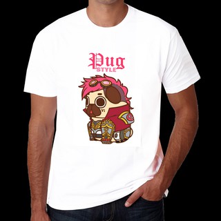 เสื้อยืด เสื้อยืดลายหมา เสื้อยืดสกรีนลายหมา PUG ปั๊ก TDN273