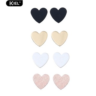 Kiel 4Pairs เลดี้หัวใจ Wedding Bridal หมั้น Ear Stud เครื่องประดับต่างหูเครื่องประดับ