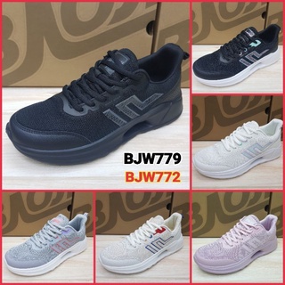 BAOJI แท้ 100% รองเท้าผ้าใบรุ่น BJW772  ลก , BJW779 (สีดำล้วน) ไซส์ 37-41