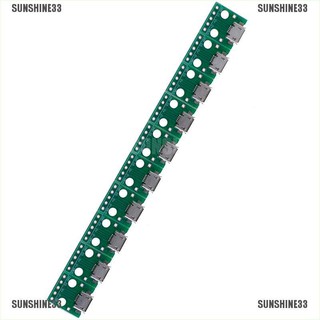 Sunshine33✿อะแดปเตอร์แปลง MICRO USB เป็น DIP 5Pin ตัวเมีย PCB 10 ชิ้น