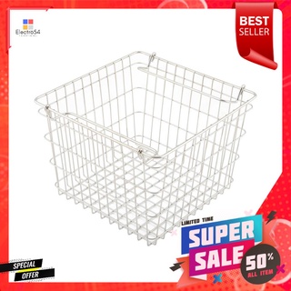 ตะกร้าสเตนเลส ORGAN26x26x19 ซม. ซ้อนได้ S KECHWIRE BASKET KECH ORGAN S 26X26X19CM STAINLESS STEEL