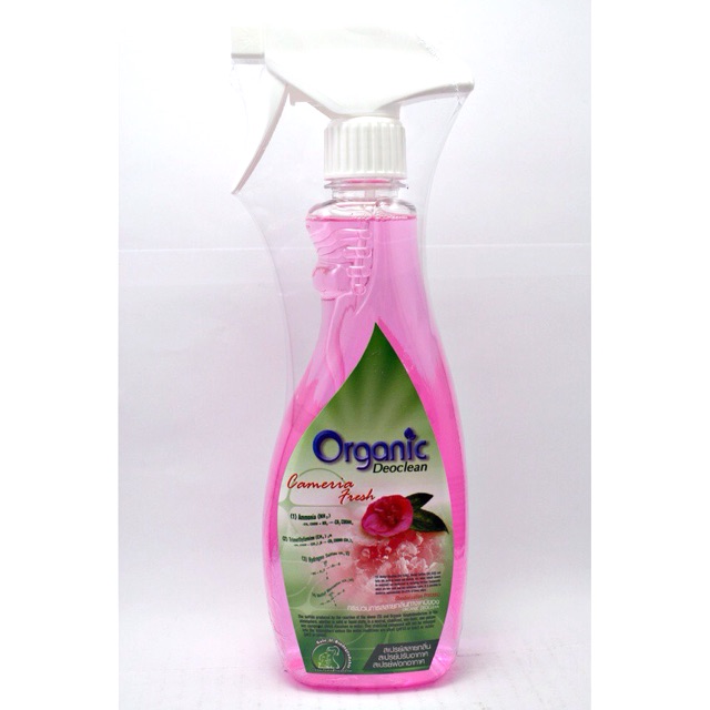 💥ดับกลิ่นเหม็น💥สเปรย์​สลายกลิ่น Organic Deoclean - Camerria fresh (500 ml.)