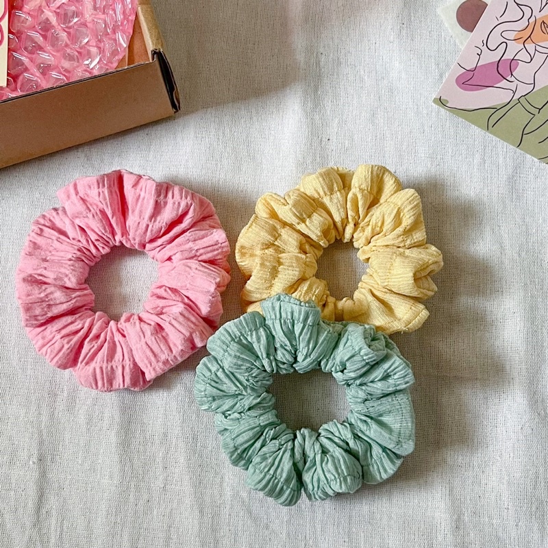ยางมัดผม Fufu scrunchies🥑🍒🍋