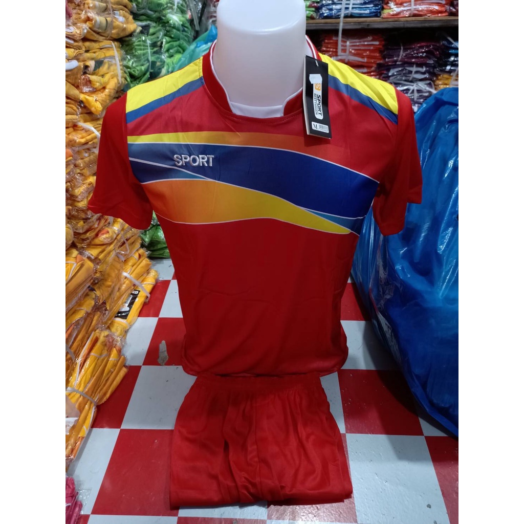 ชุดเสื้อ+กางเกง sport แขนสั้น 2021 (P37)