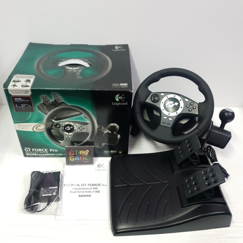 Logicool GT Force Pro Limited edition 🚨 🇯🇵 Japan ,PS2 ,PS3 ,PC 🕹 Boxed 98%