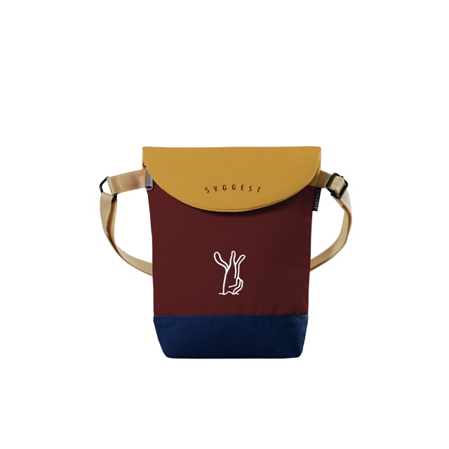 Svggest Mini Sling Bag - Fox Tritone Maroon