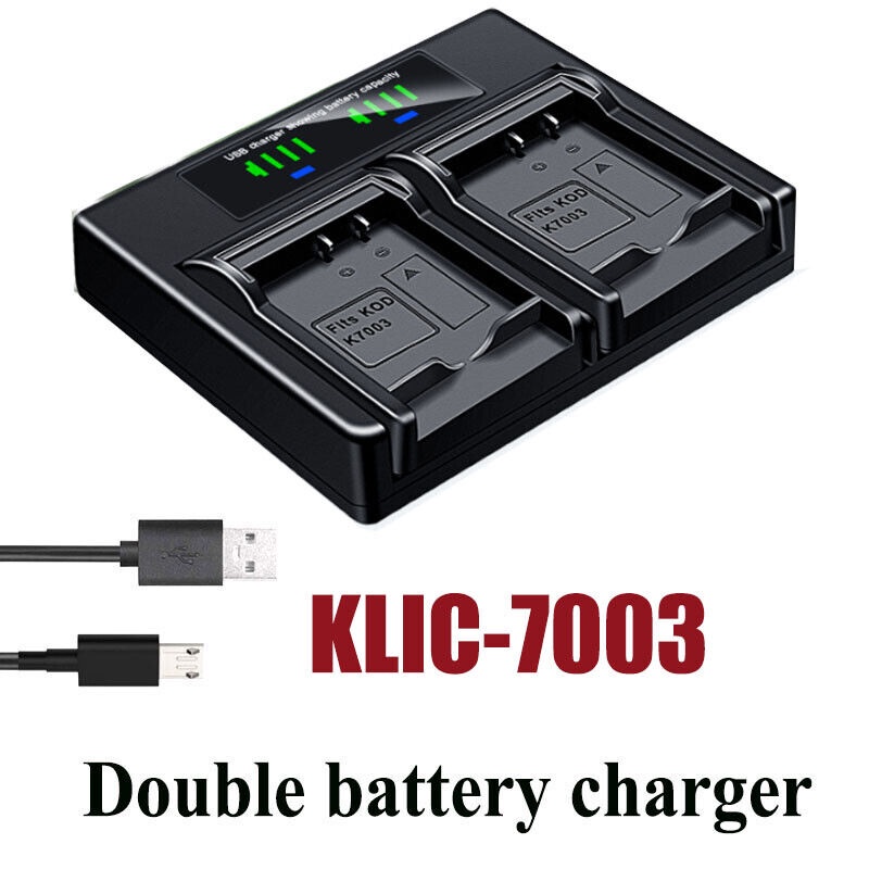 เครื่องชาร์จแบตเตอรี่คู่สําหรับ Kodak GE GB-40 A830 E1030 E1035 E1040 E1050 E1050TW