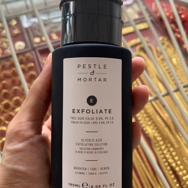 pestle and mortar exfoliate