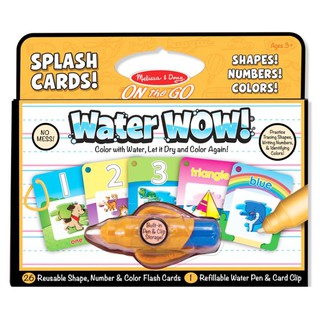 Artwork PAINT-WITH-WATER COLORING FLASH CARDS MELISSA&amp;DOUG NUMBER Stationary equipment Home use งานศิลปะ ชุดระบายสีด้วยน