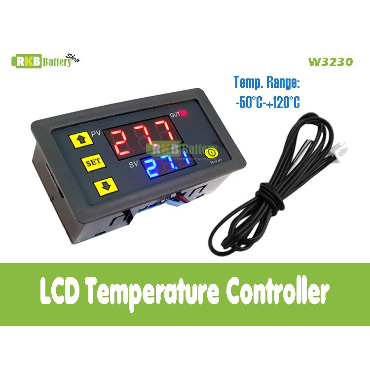 [พร้อมส่ง] ตัวควบคุมอุณหภูมิ เครื่องควบคุมอุณหภูมิ DC LED Digital Thermostat Temperature Controller 