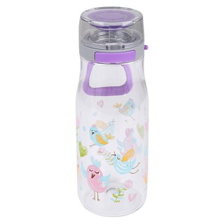 🔥HOT🔥 ขวดน้ำ KECH TRITAN 0.47 ลิตร สีม่วง/ใส ภาชนะใส่น้ำและน้ำแข็ง WATER BOTTLE KECH TRITAN 0.47L PURPLE/CLEAR