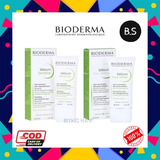 Bioderma Sebium Sensitive 30ml / Bioderma sebium pore refiner 30ml [พร้อมส่ง]