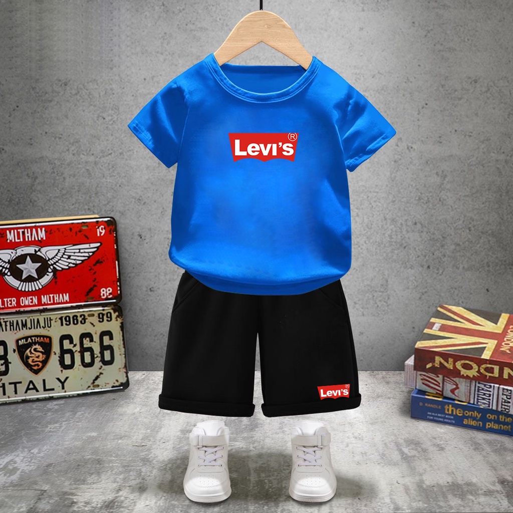 ชุดเช็ตเสื้อยืดเเละกางเกงขาสั้น ใส่ได้ทั้งเด็กชาย-เด็กหญิง 👩‍🦰🧑 ใส่เที่ยวทุกเทศกาล สุดน่ารักทุกเท่ห์