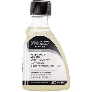 สื่อผสมสีน้ำมัน แมทวานิช Winsor and Newton Artists MATT VARNISH 75/250/500 ml.