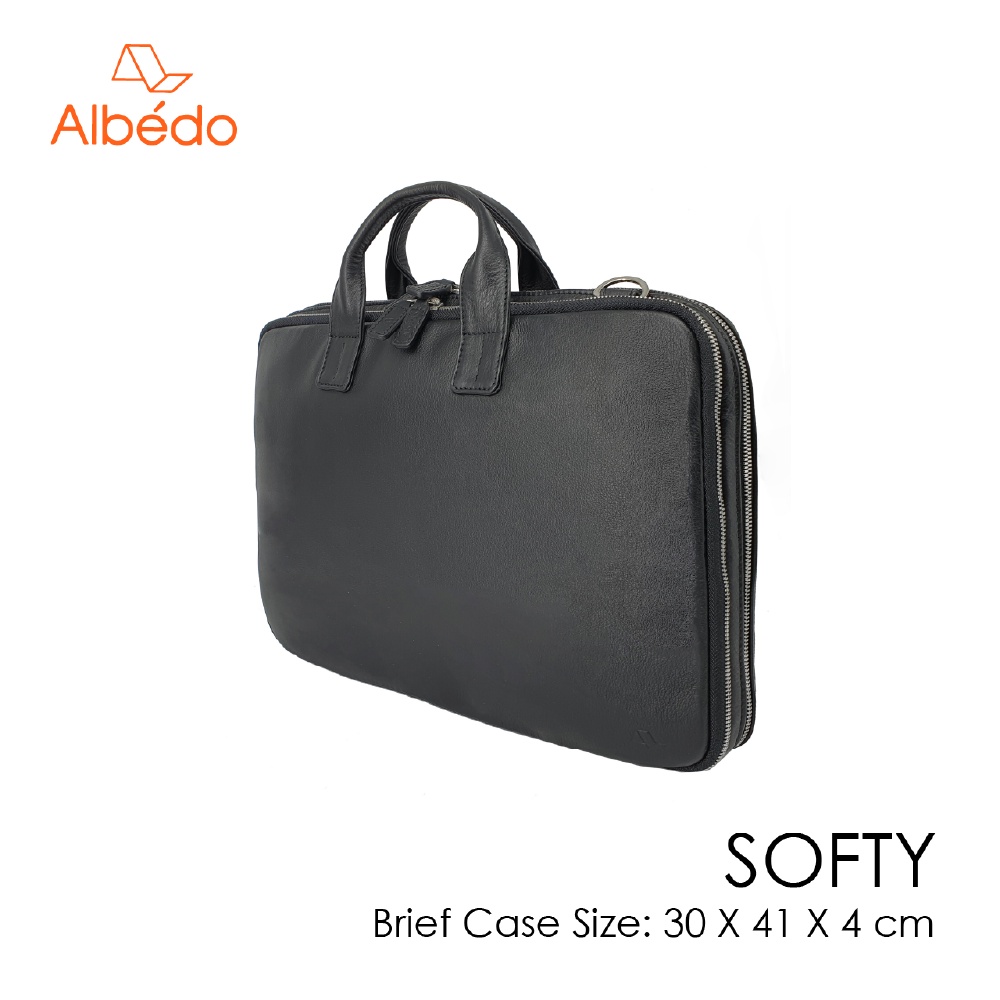 [Albedo] SOFTY BRIEF CASE กระเป๋าเอกสาร เหมาะสำหรับใส่เอกสารและโน๊ตบุ๊ค รุ่น SOFTY - SY03999